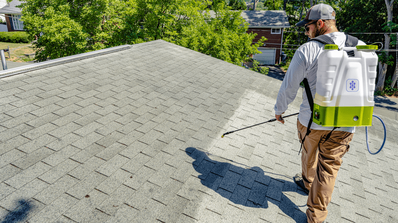 Roof water repellency treatment